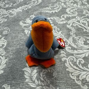 Ty Beanie Baby "Scoop" the Pelican Retired 1996 Plush Toy